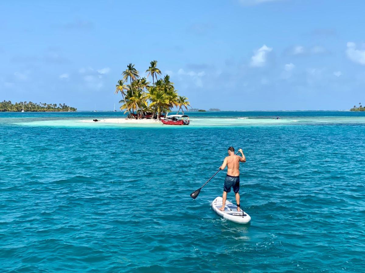 Sailingyacht in San Blas Isla Wichitupo Grande Exterior foto
