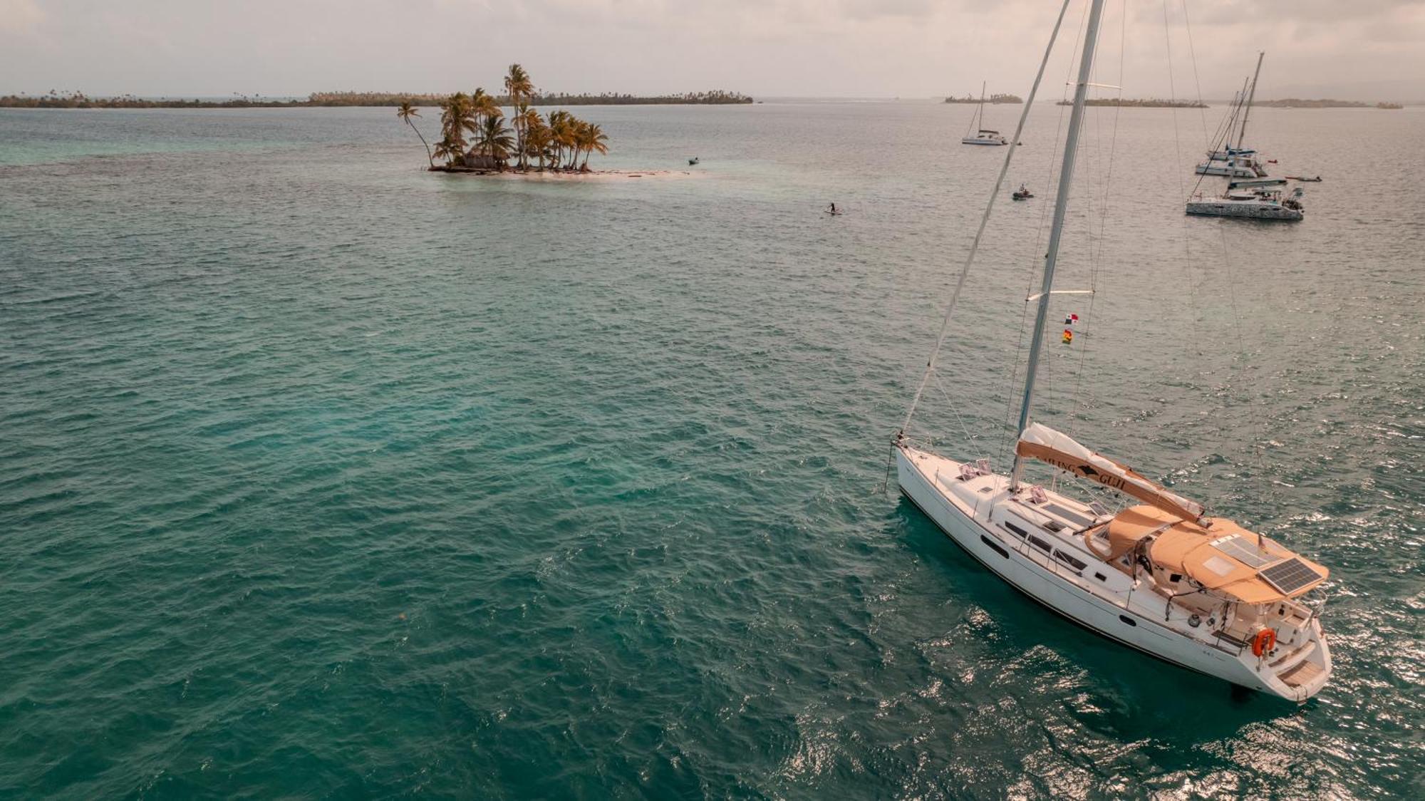 Sailingyacht in San Blas Isla Wichitupo Grande Exterior foto