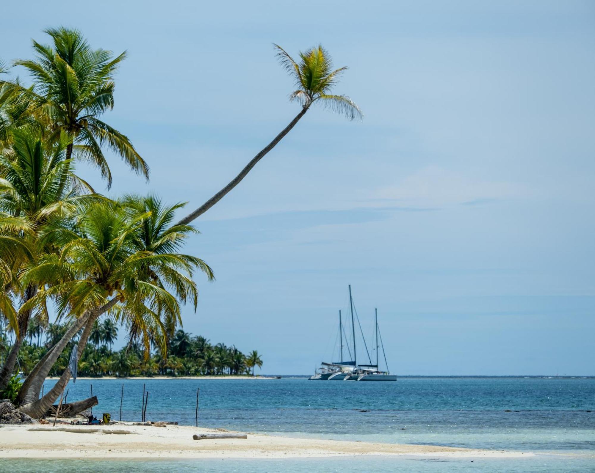 Sailingyacht in San Blas Isla Wichitupo Grande Exterior foto